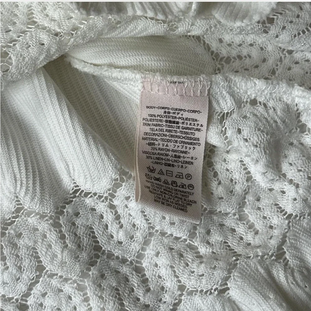 Free People Fire Island knit peasant blouse